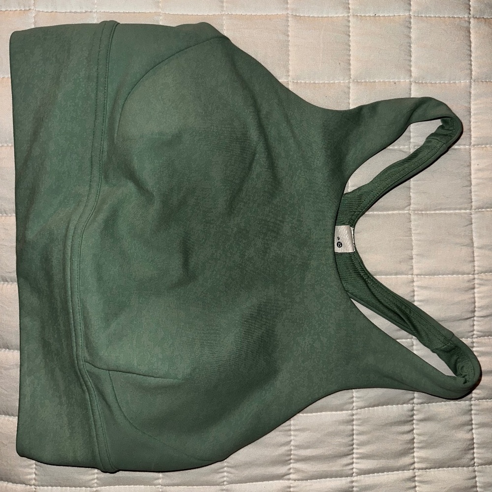 Lulu Lemon Green Sports Bra Size 6